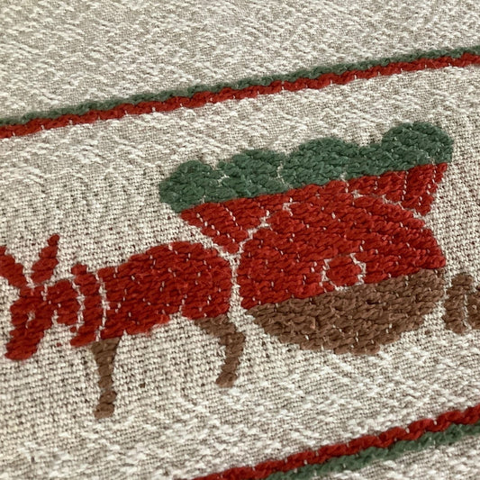 Southwestern Bedspread Multi / Cotton / Vintage 1950s
