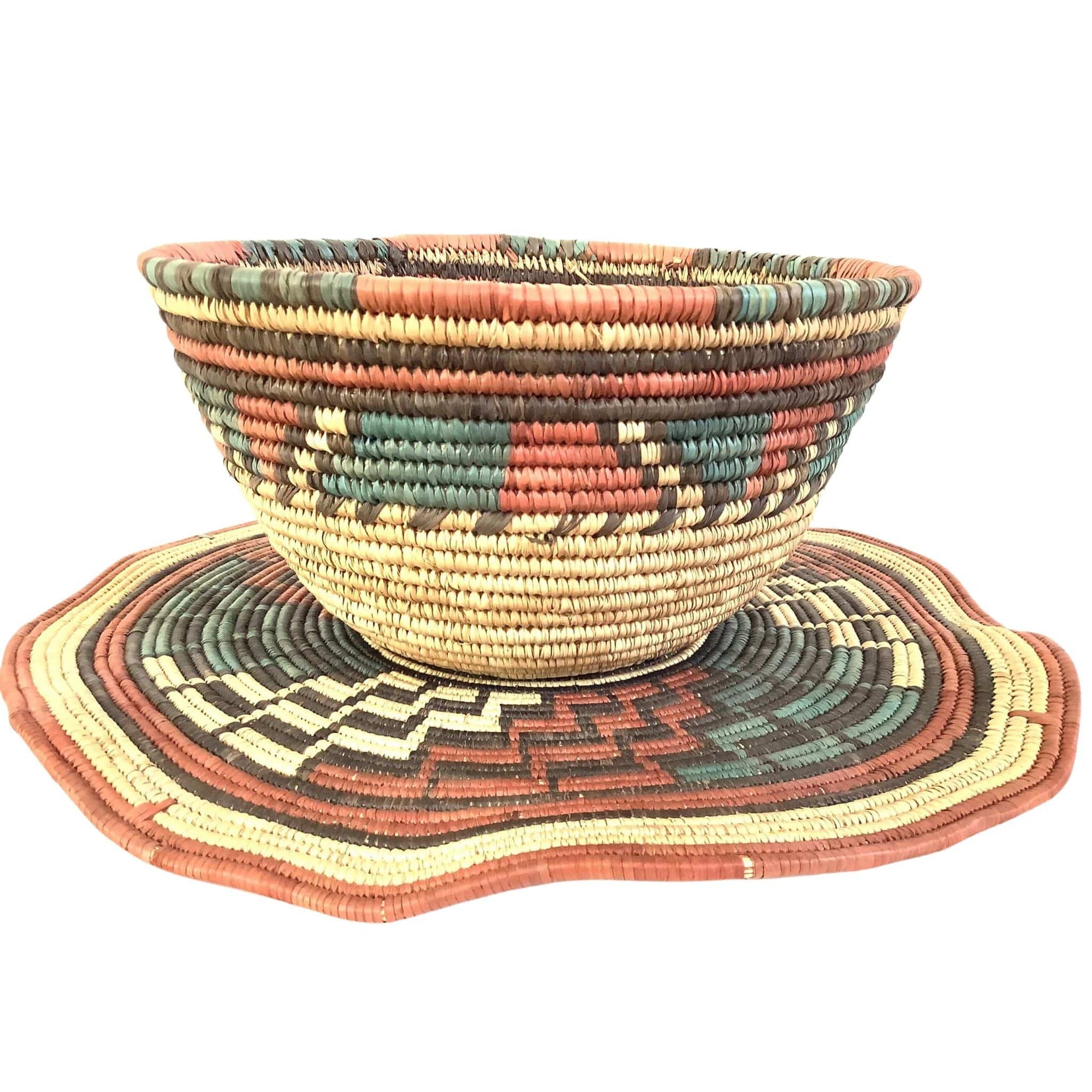 Southwestern Decor Basket Multi / Natural Fiber / Y2K - Now