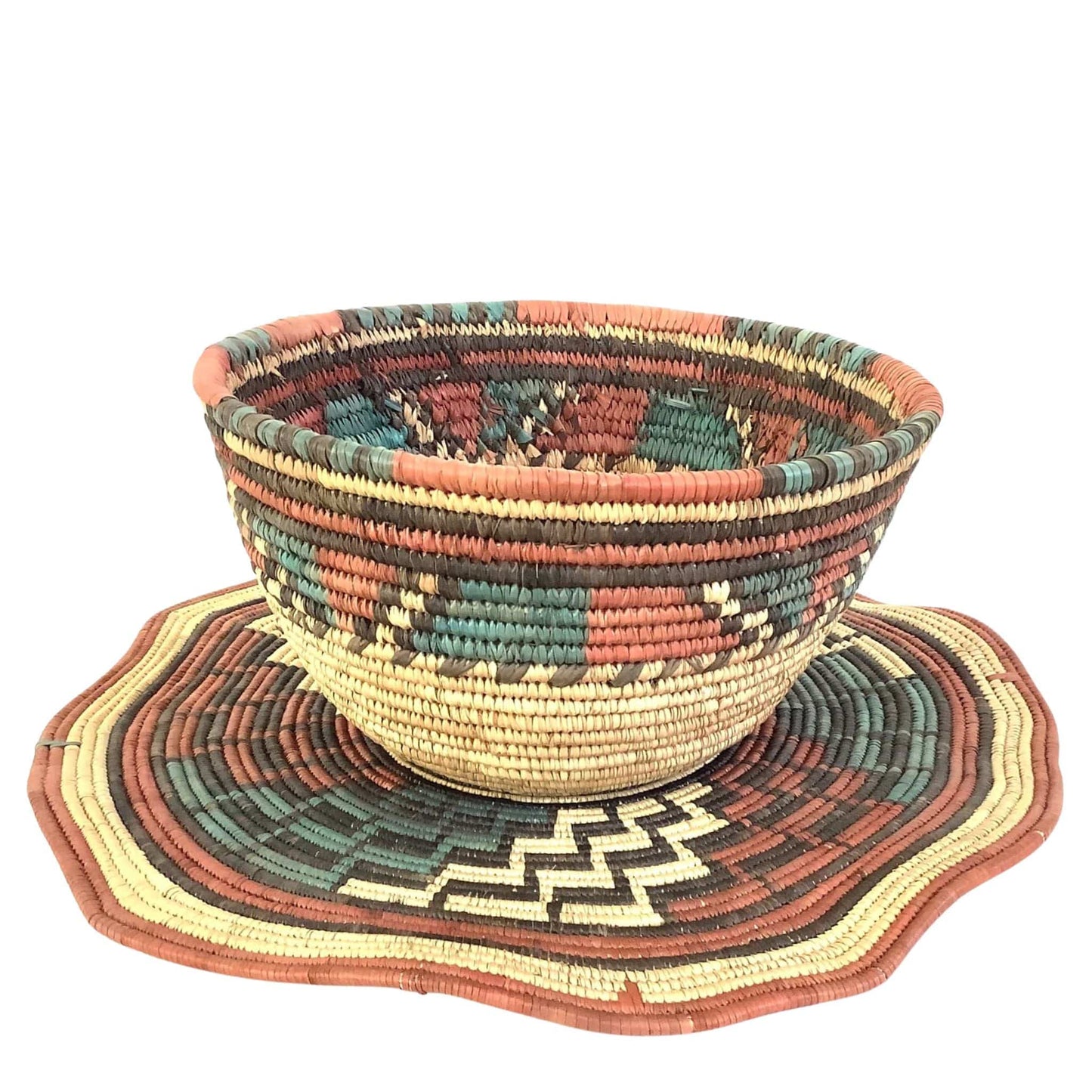 Southwestern Decor Basket Multi / Natural Fiber / Y2K - Now