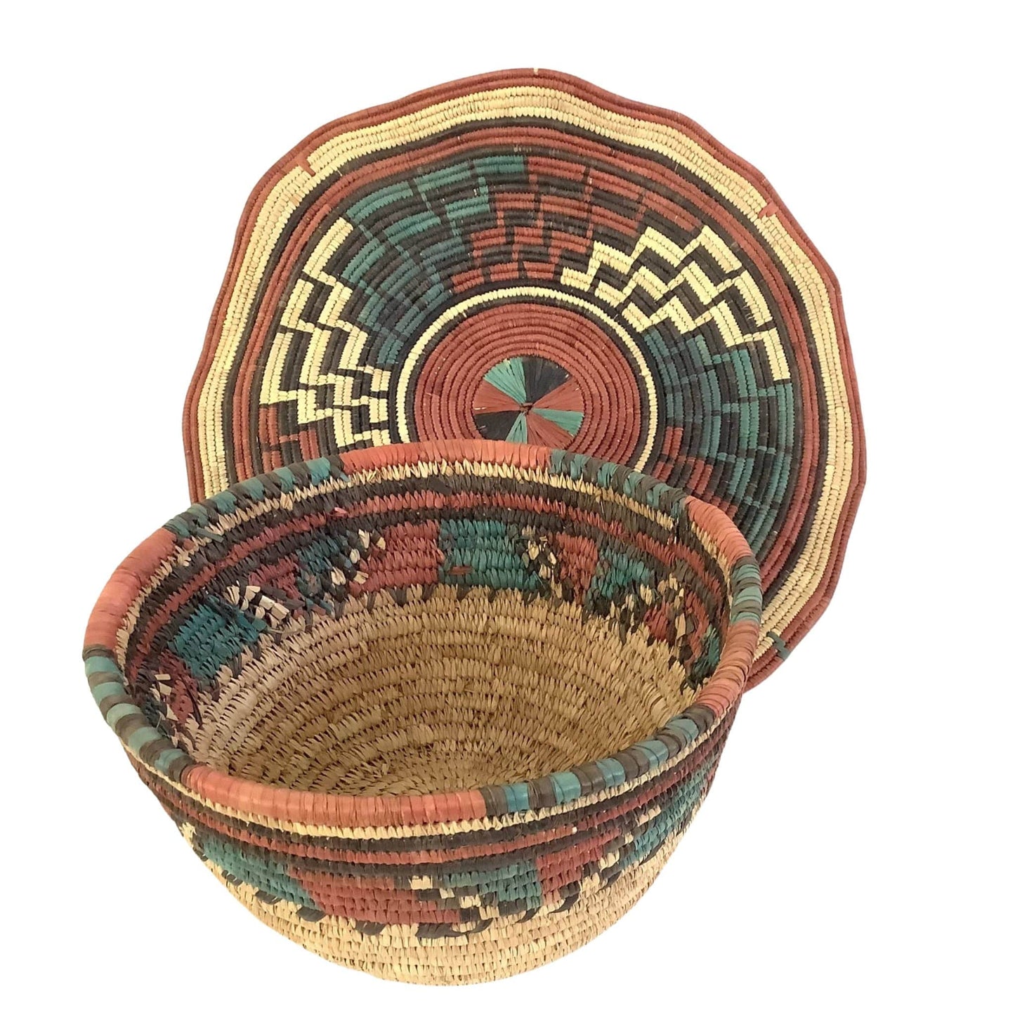 Southwestern Decor Basket Multi / Natural Fiber / Y2K - Now