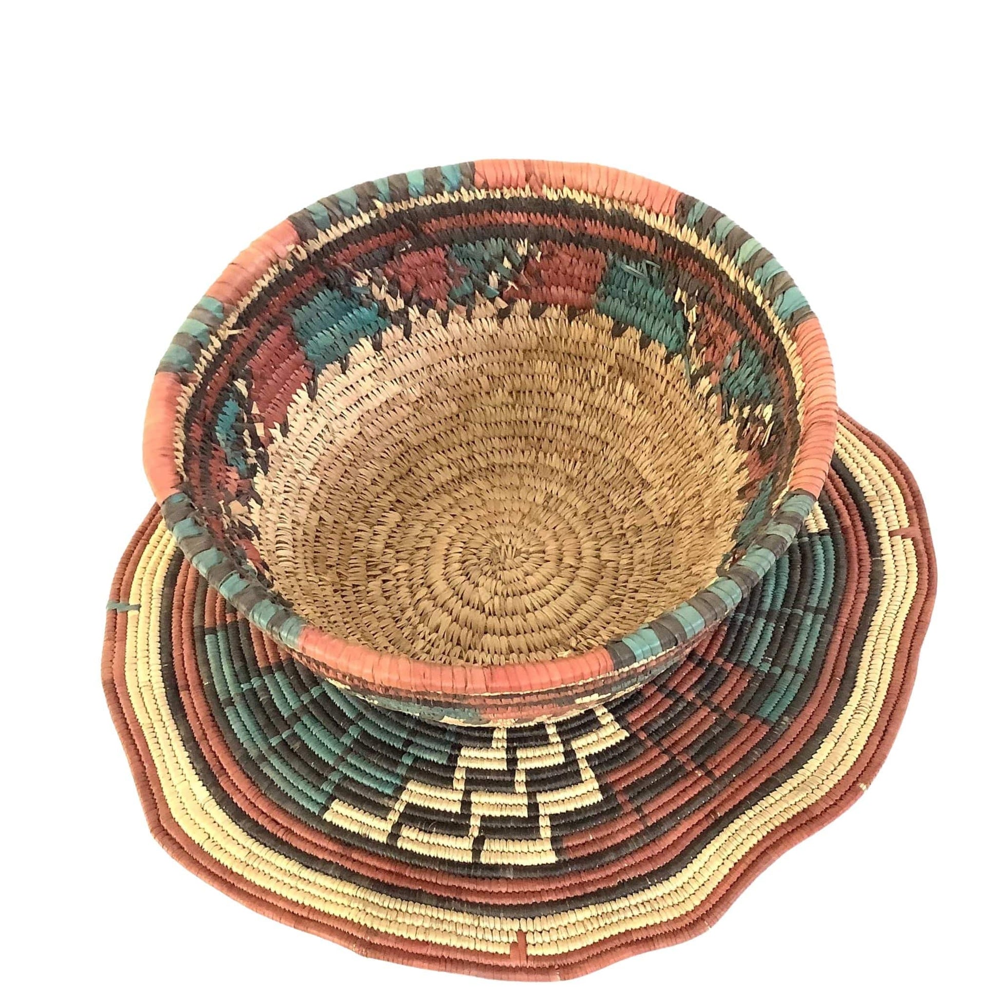 Southwestern Decor Basket Multi / Natural Fiber / Y2K - Now