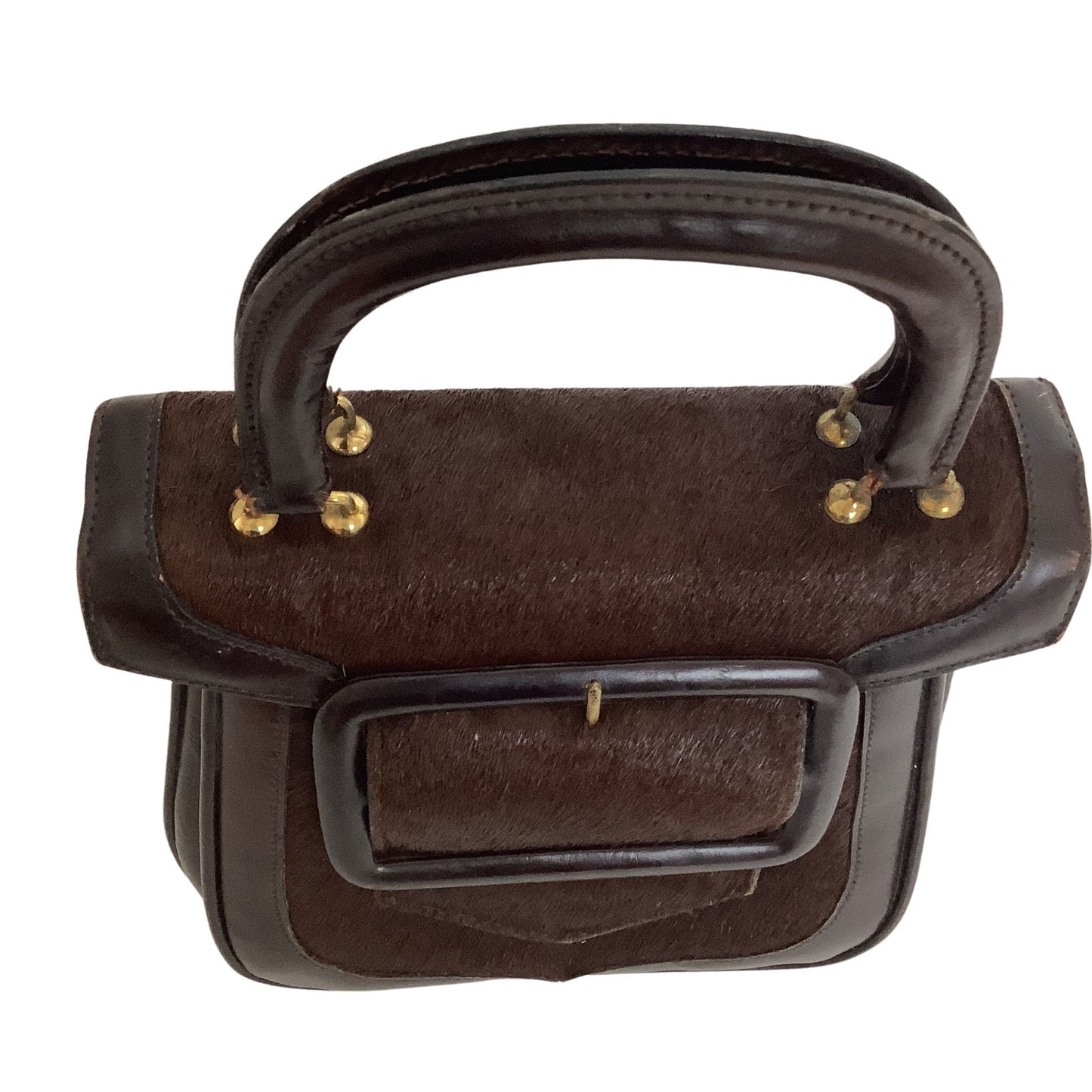 Tano 1960s Mod Purse Brown / Leather / Top Handle