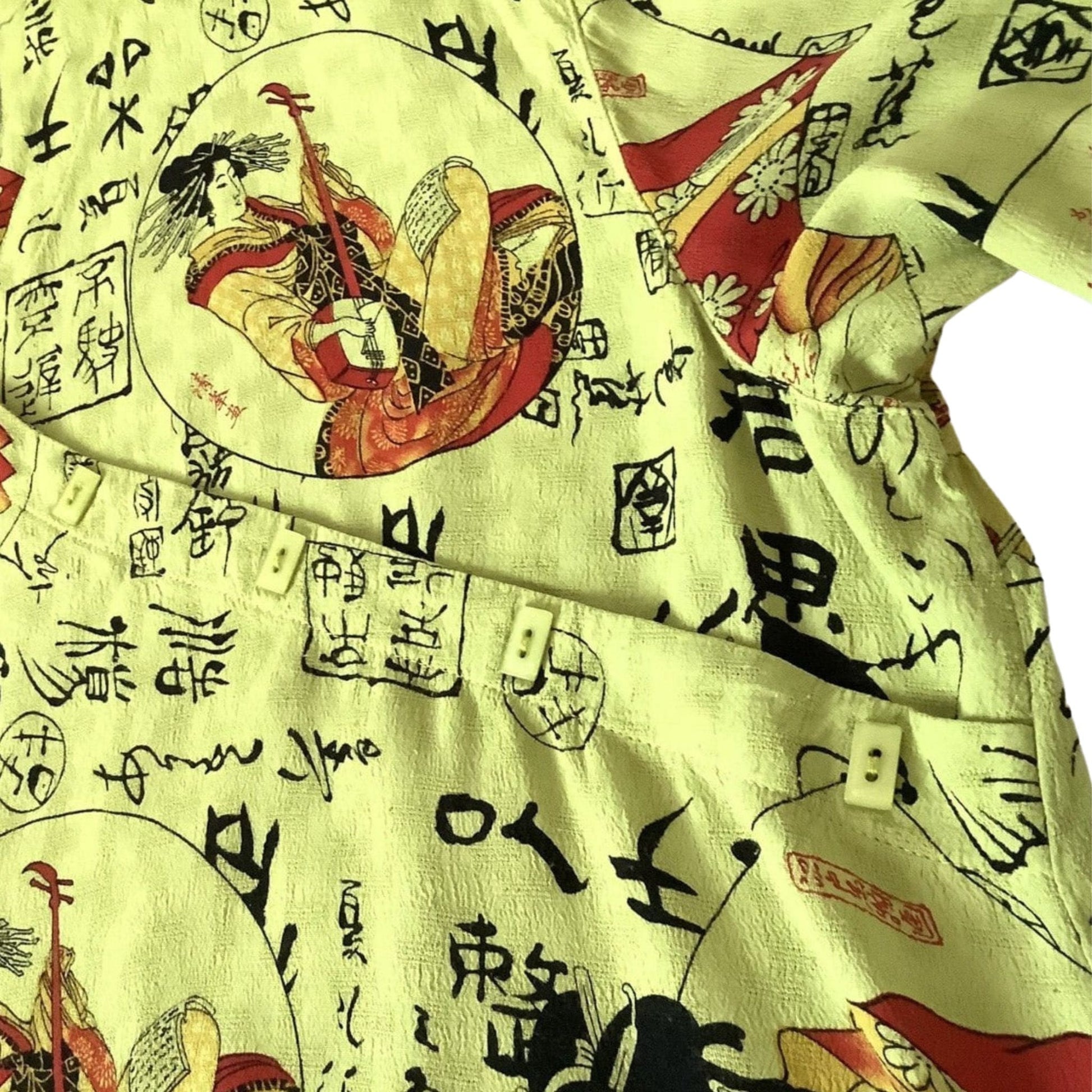 Tianello Geisha Print Tunic Large / Multi / Y2K - Now