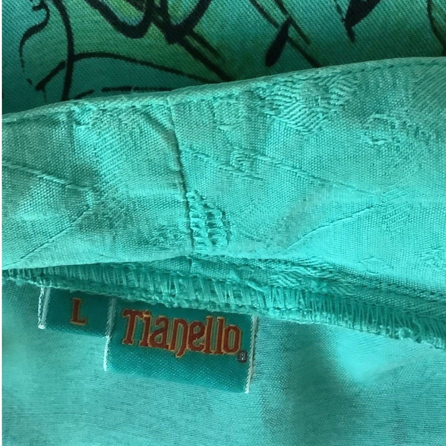Tianello Kimono Blazer Large / Blue / Vintage 1990s