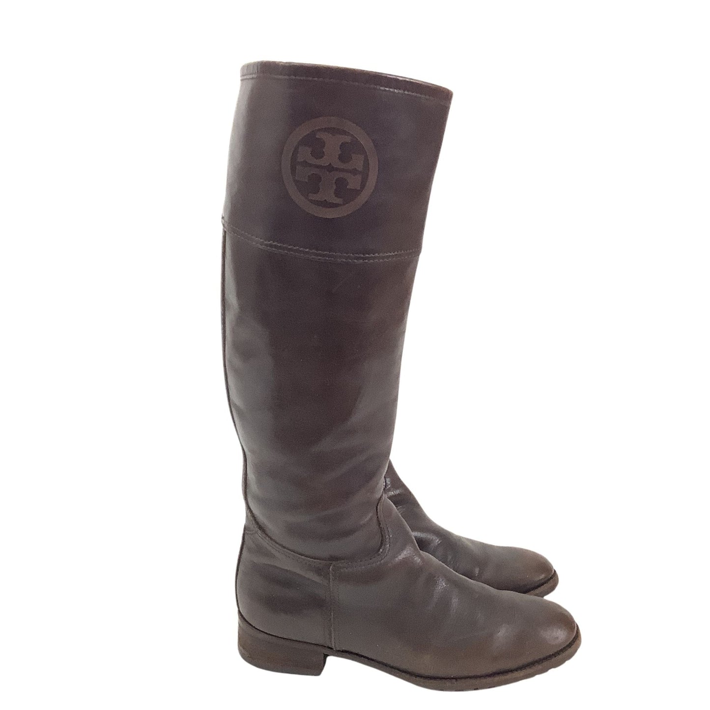 Tory Burch Equestrian Boots 7.5 / Brown / Y2K - Now