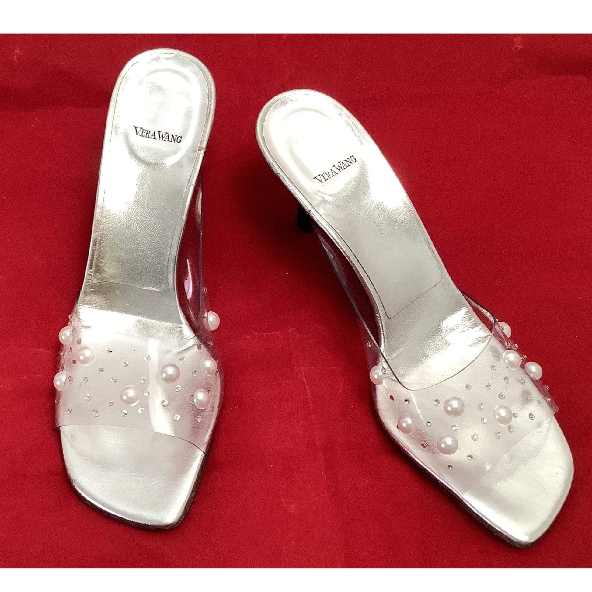 Transparent Clear Mules 8 / Clear / Y2K - Now
