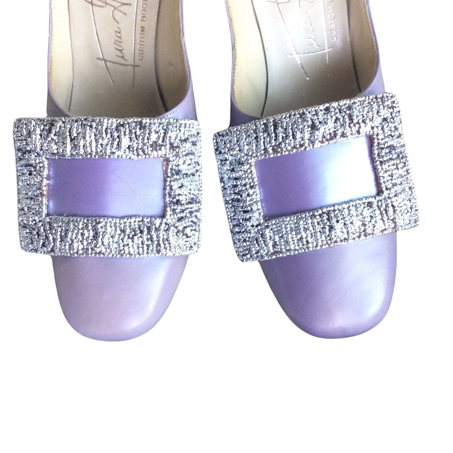 Tura Gino Lilac Heels 7 / Lilac / Vintage 1960s