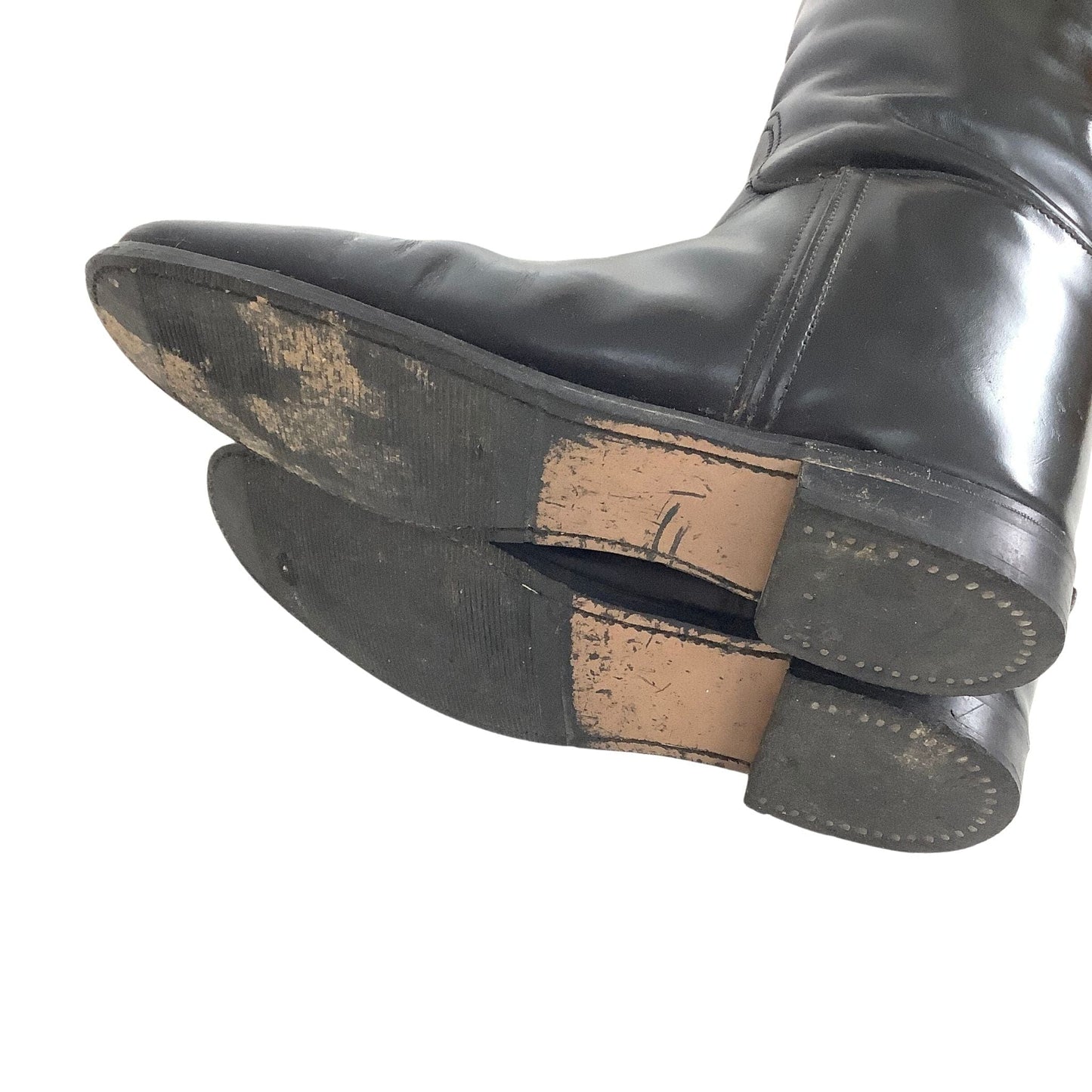 Used Dressage Boots 8 / Black / Vintage 1990s