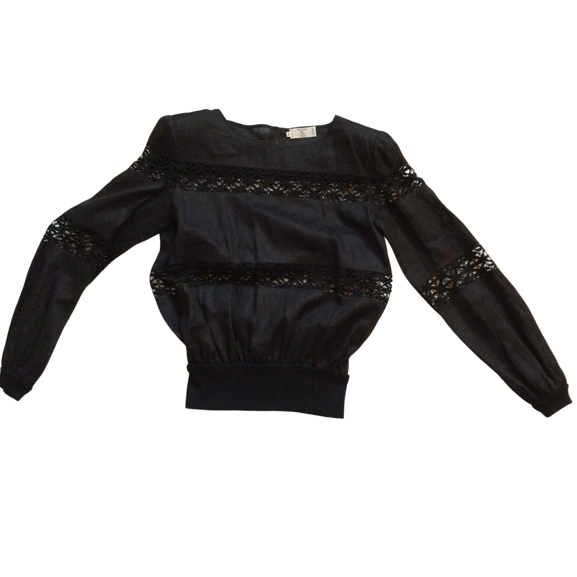 Valentino Garavani Blouse Small / Black / Y2K - Now