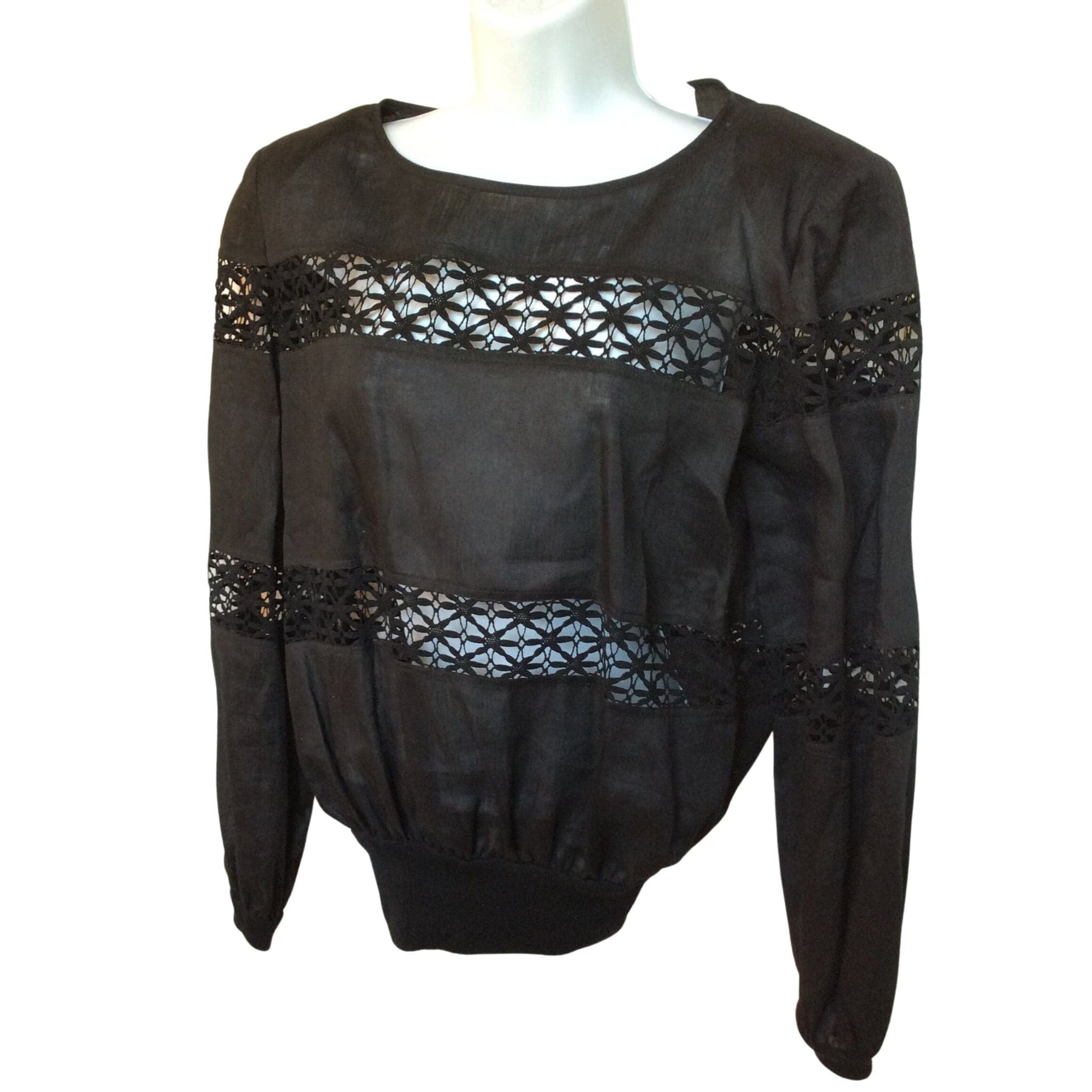 Valentino Garavani Blouse Small / Black / Y2K - Now