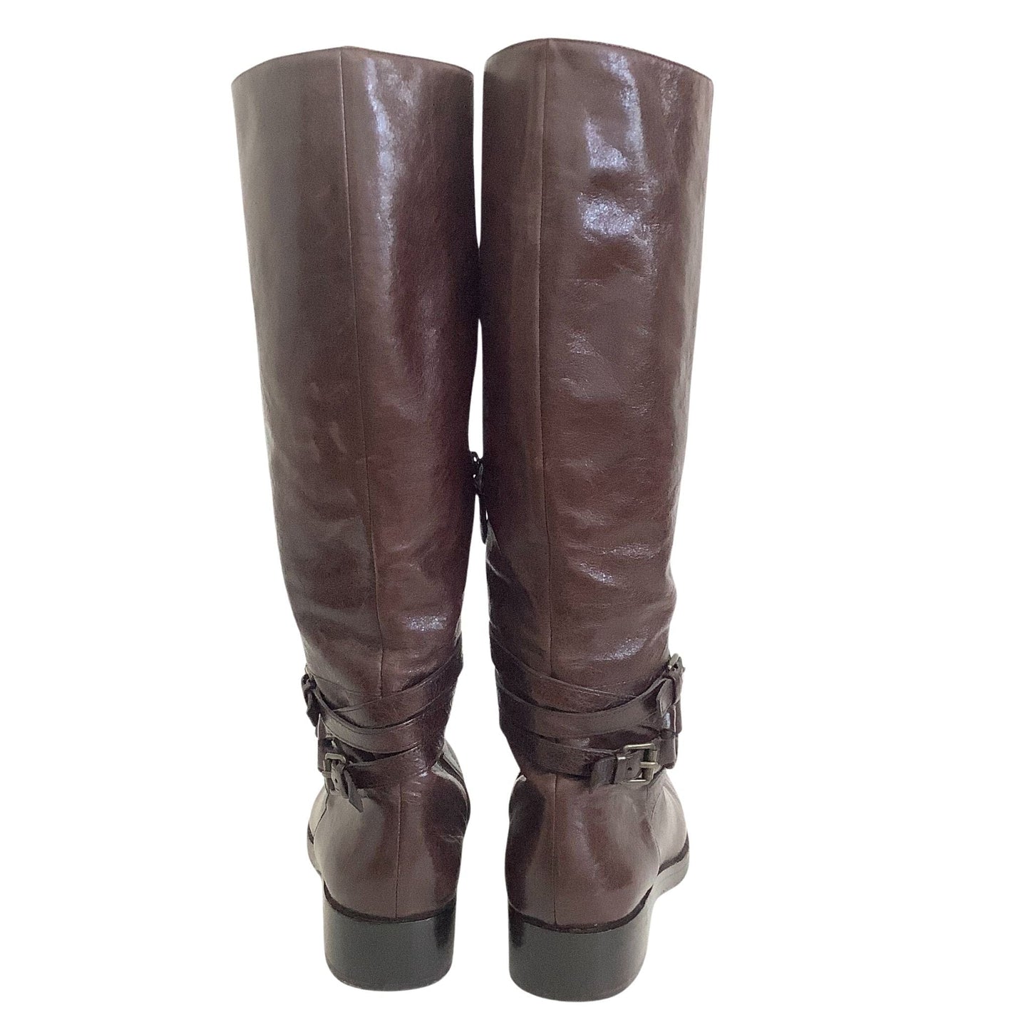 Via Spiga Leather Boots 7.5 / Brown / Y2K - Now