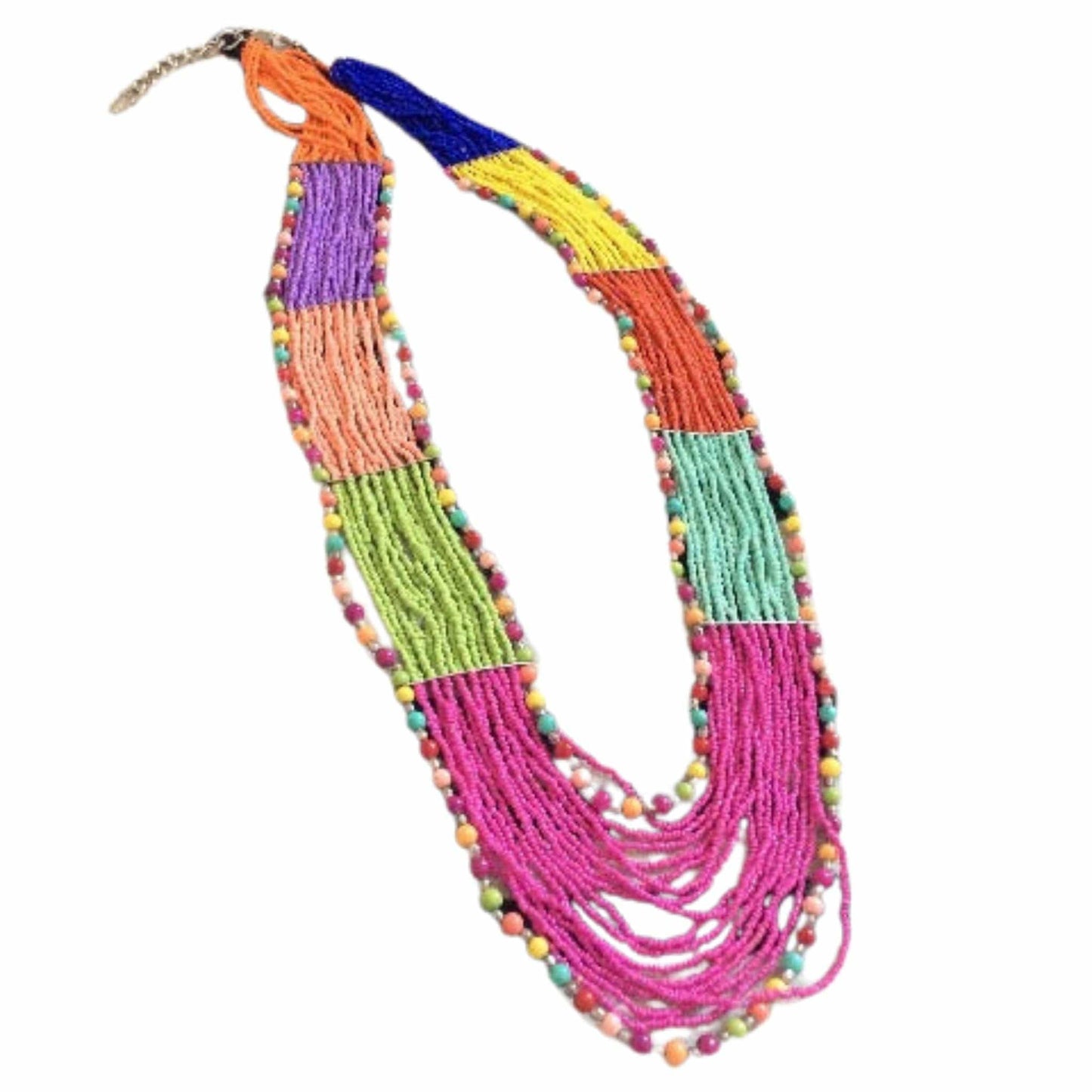 Vincero Beaded Necklace Multi / Man Made / Bohemian