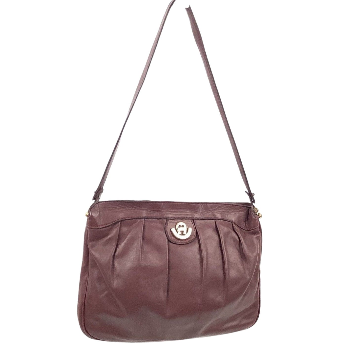 Vintage Etienne Aigner Bag Burgundy / Leather / Vintage 1980s