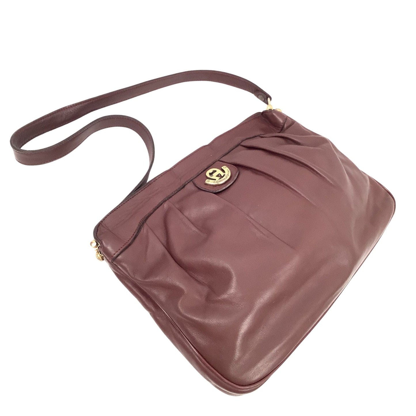 Vintage Etienne Aigner Bag Burgundy / Leather / Vintage 1980s