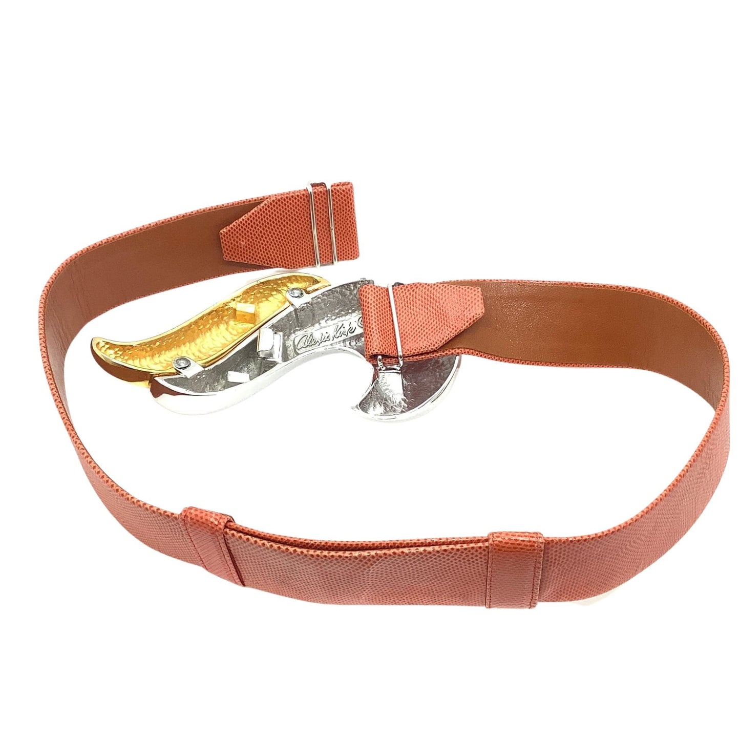 Vintage Alexis Kirk Belt OS / Orange / Vintage 1980s