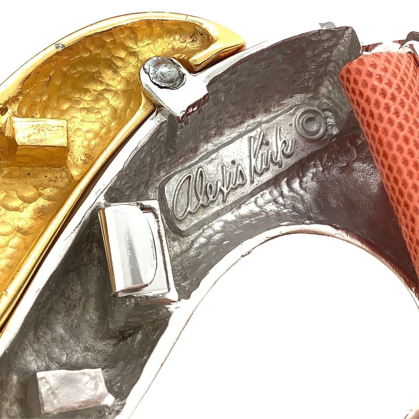 Vintage Alexis Kirk Belt OS / Orange / Vintage 1980s