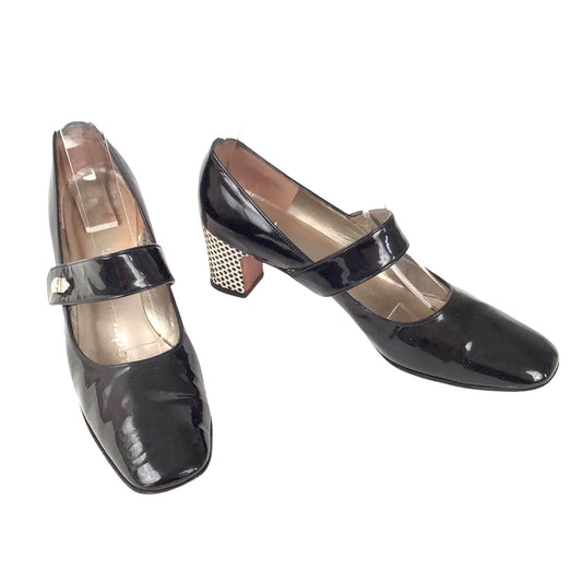 Vintage Andrew Geller Heels 7 / Black / Vintage 1960s