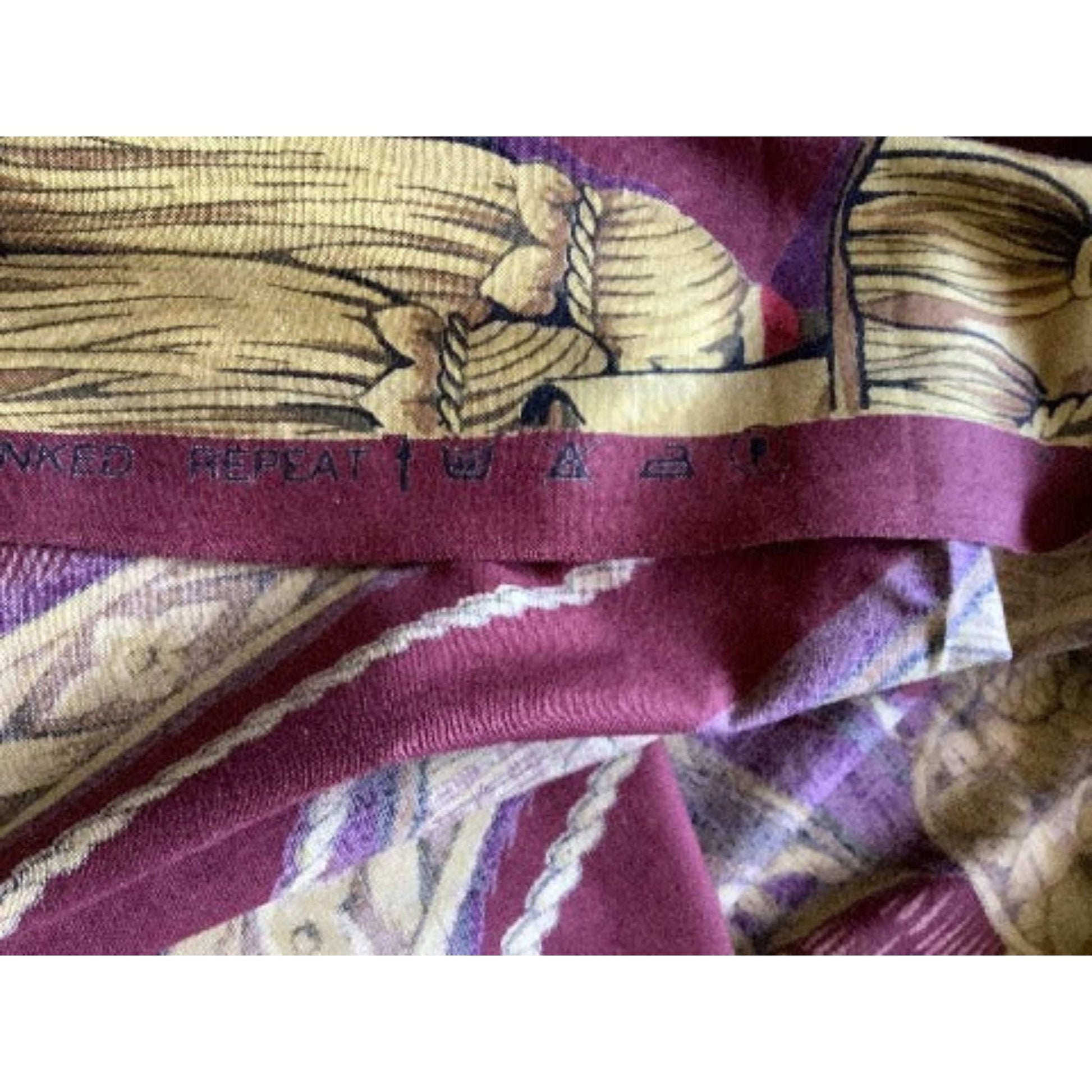 Vintage Balmain Curtain Multi / Cotton / Vintage 1980s