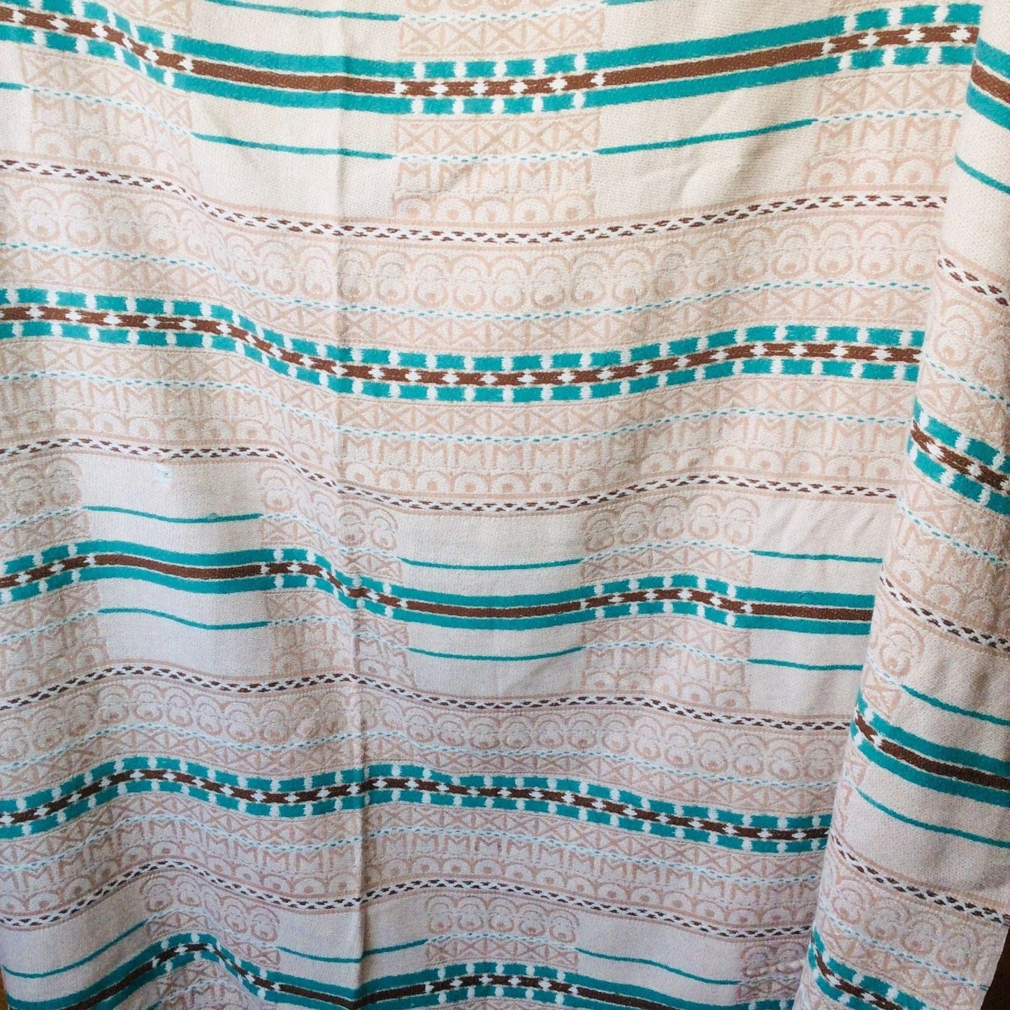 Bates Southwest Bedspread Multi / Cotton / Vintage 1950s