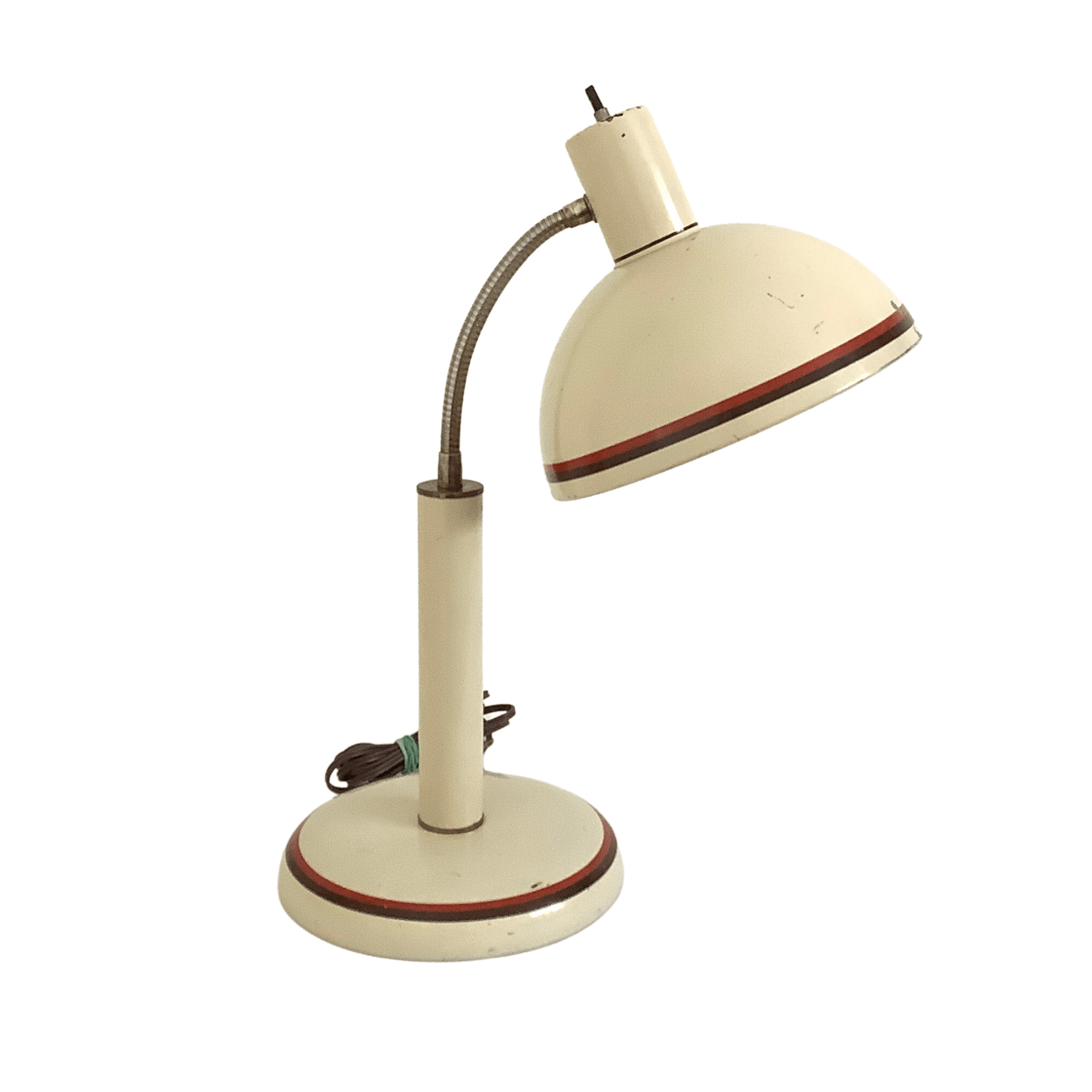 Vintage Bauhaus Lamp Metal / White / Vintage 1930s