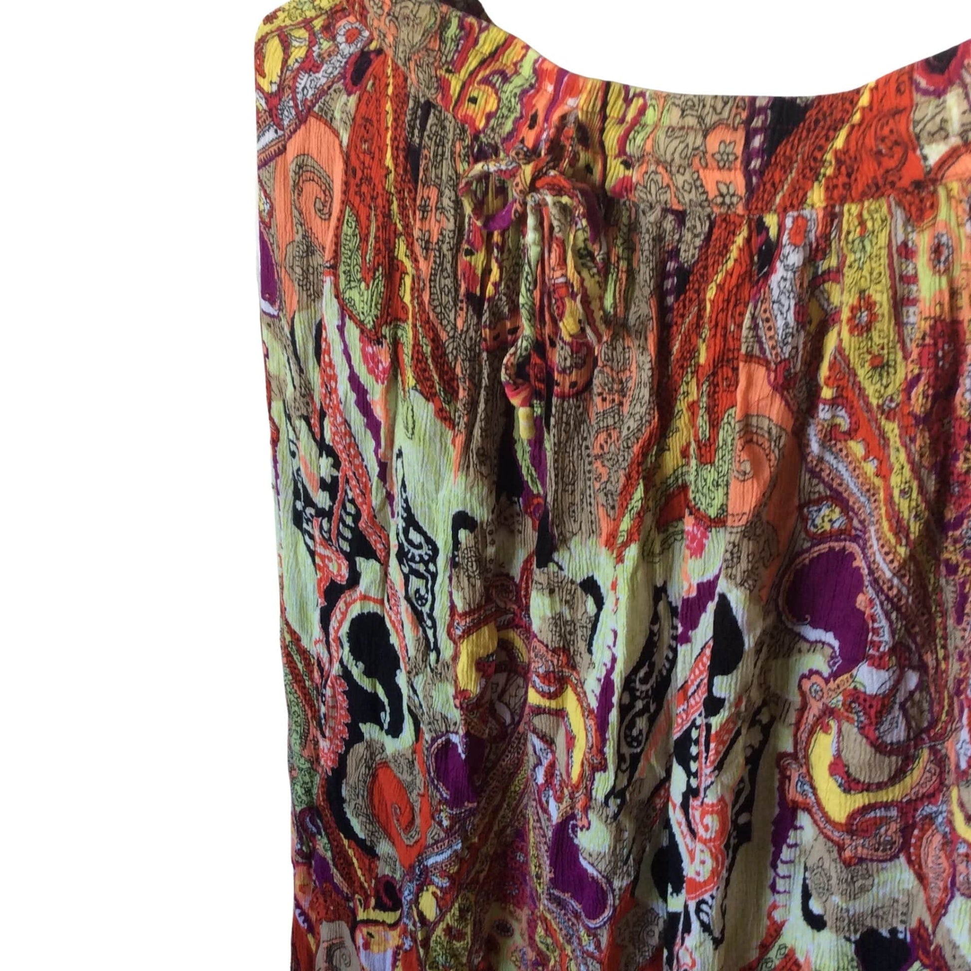 Vintage Bohemian Skirt Medium / Multi / Vintage 1970s