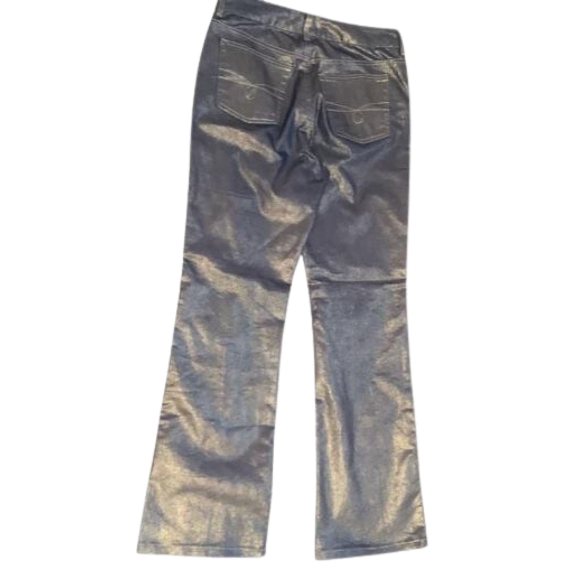 Vintage Cache Metallic Jeans Small / Gold / Vintage 1990s