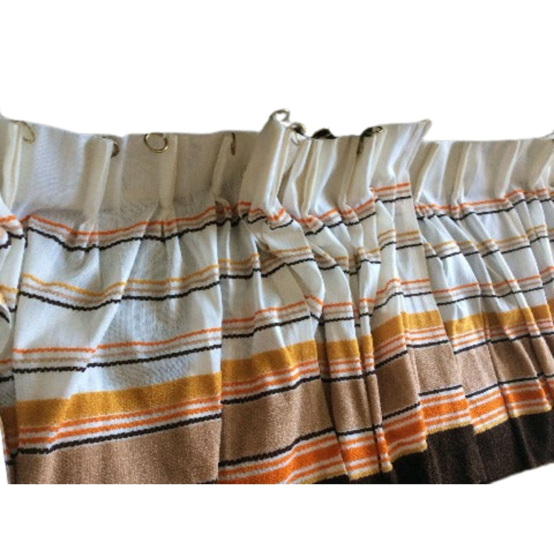 Vintage Cafe Curtains Multi / Synthetic / Vintage 1950s