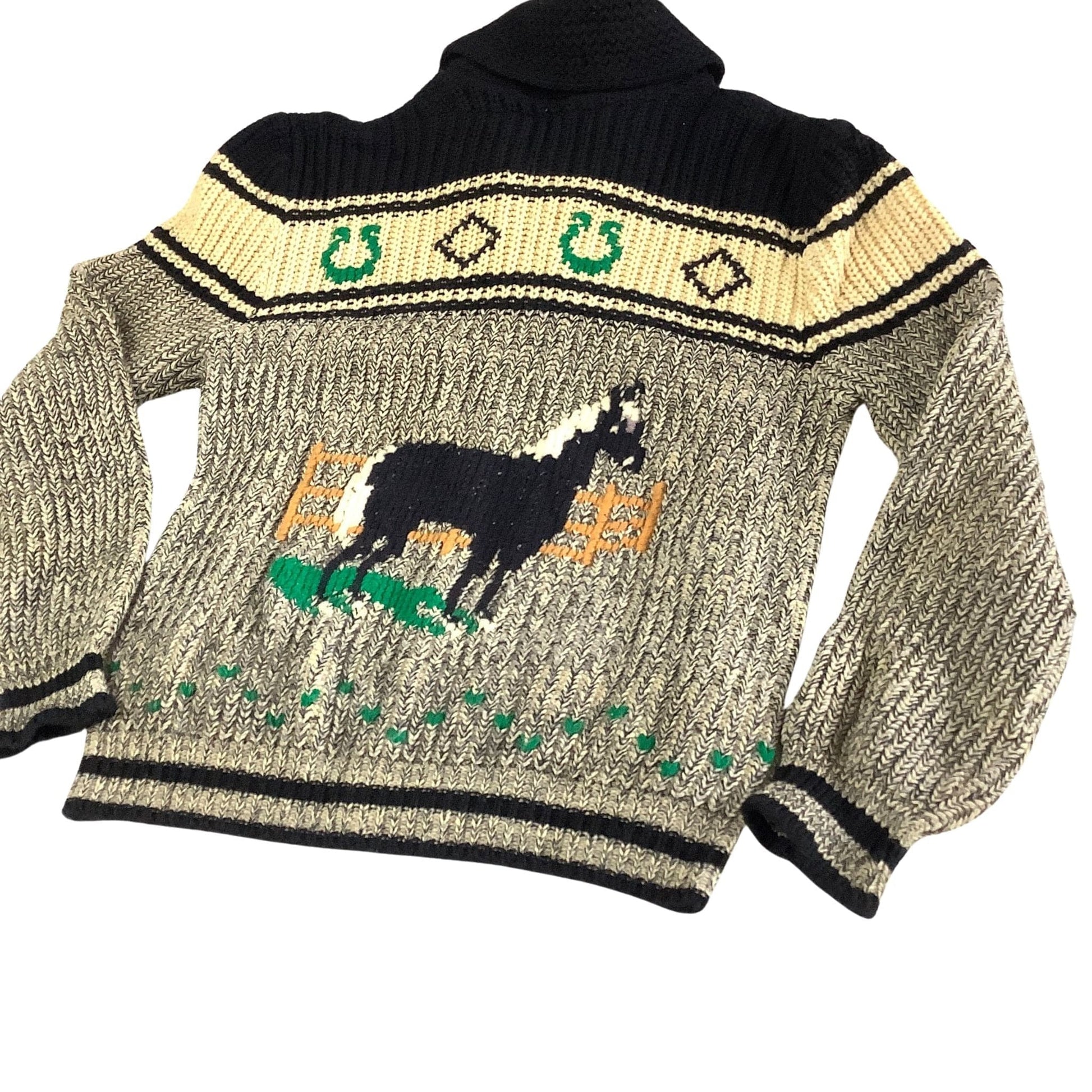 Vintage Caldwell Sweater Small / Multi / Vintage 1950s