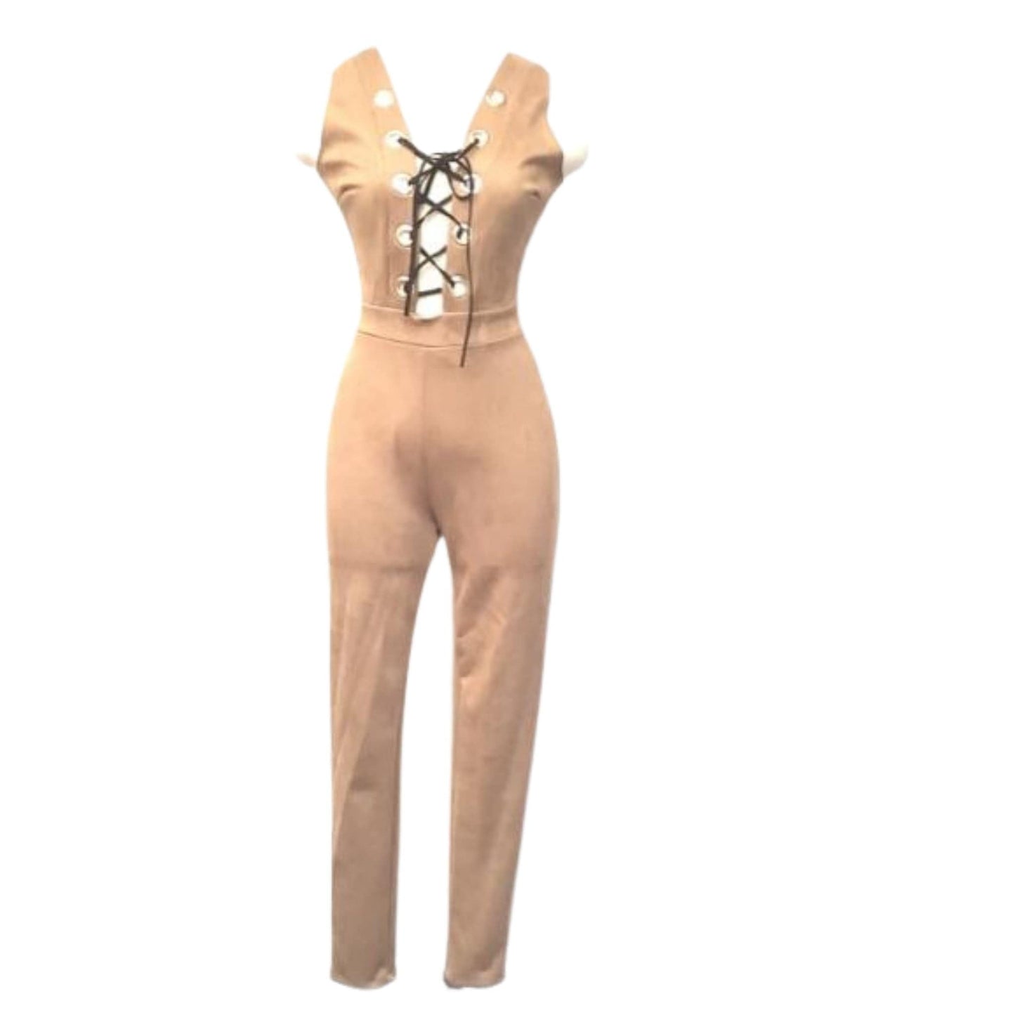 Vintage Costume Jumpsuit Small / Tan / Vintage 1990s