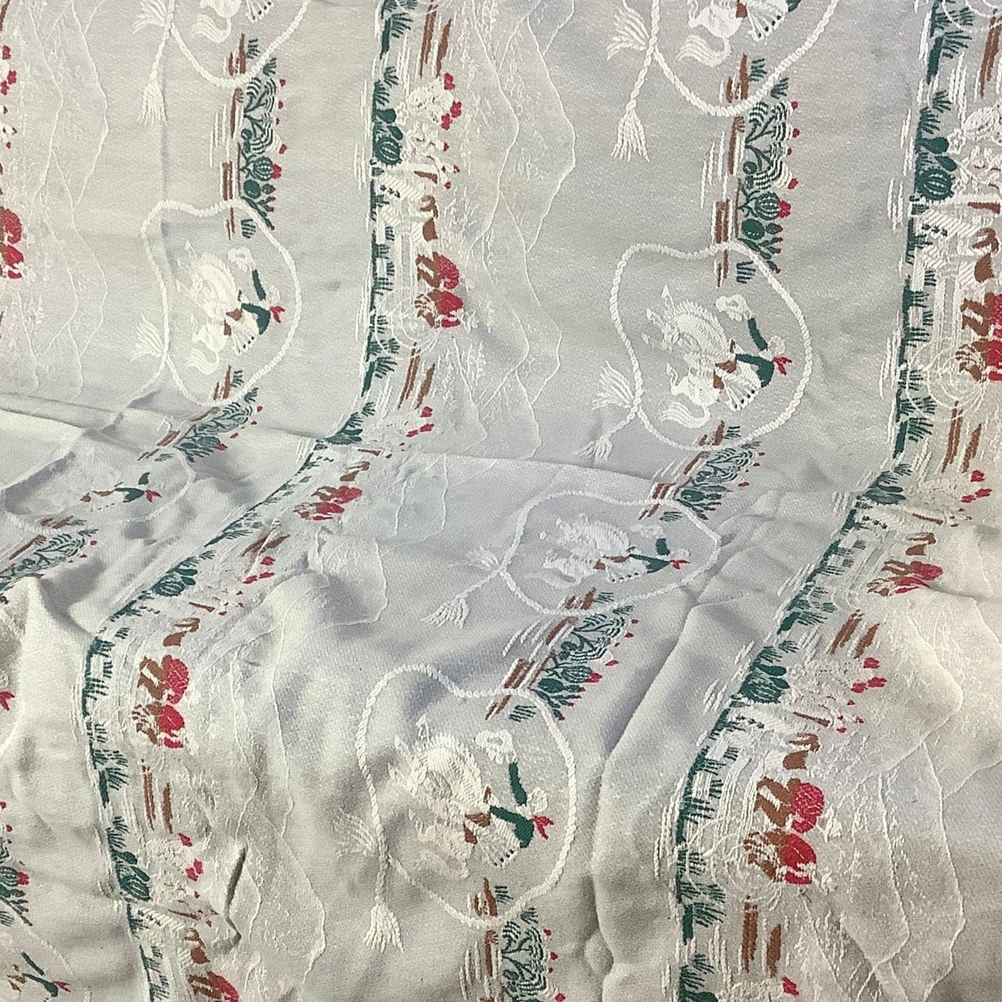 Vintage Cowboy Bedspread Multi / Cotton / Vintage 1950s