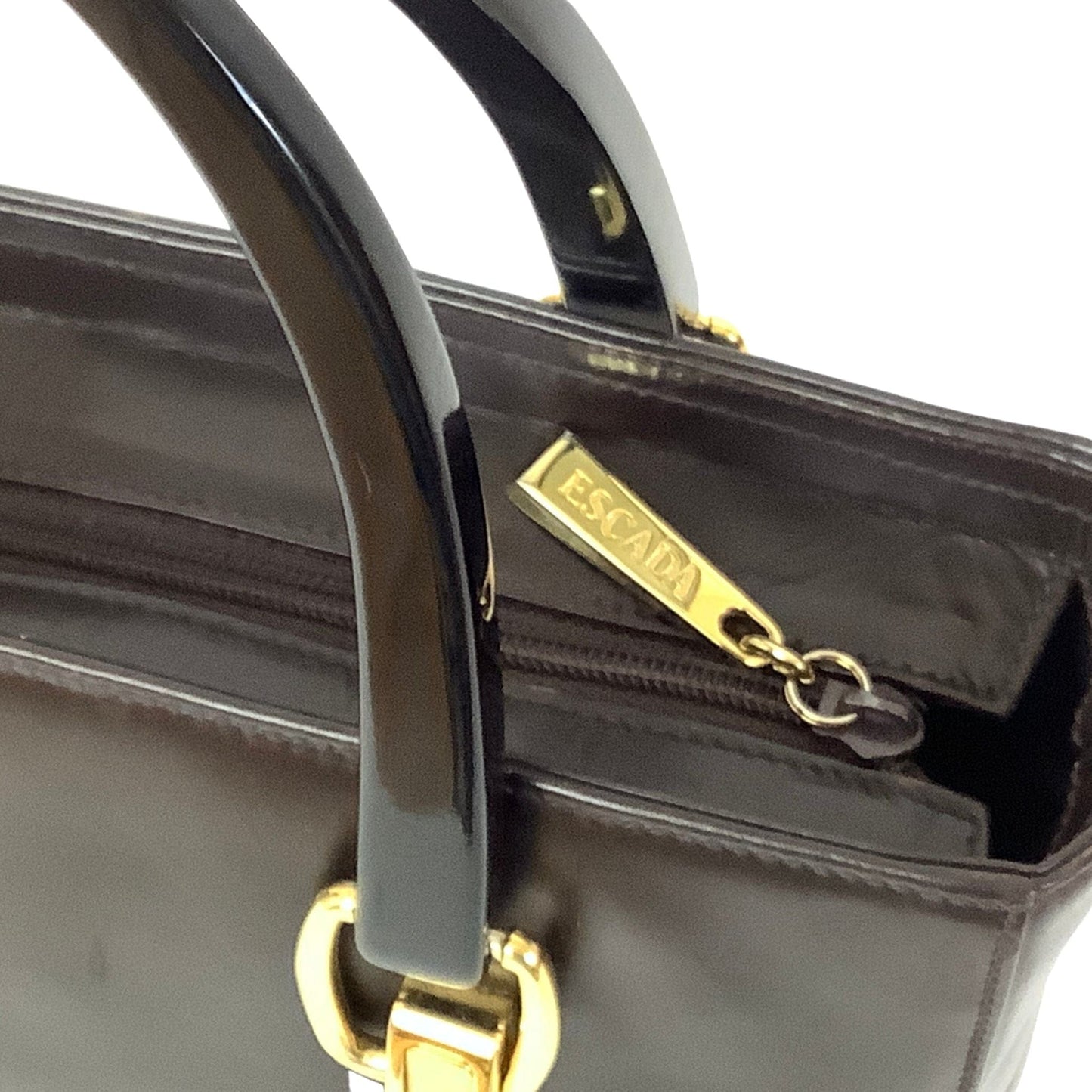 Vintage Escada Purse Black / Leather / Vintage 1990s