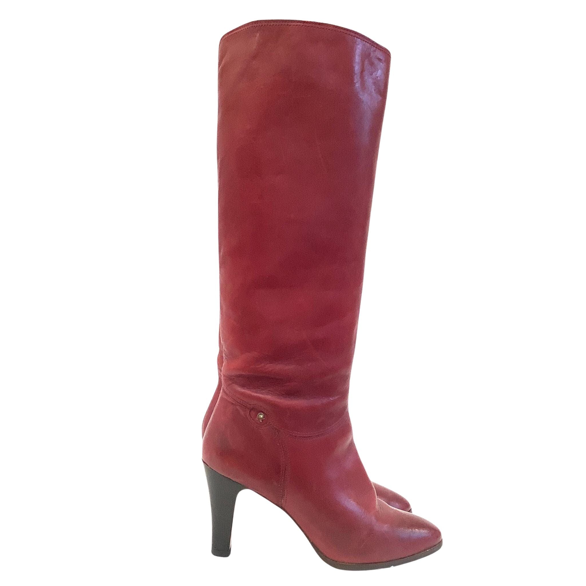 Tall Heeled Aigner Boots Classy Mod LLC