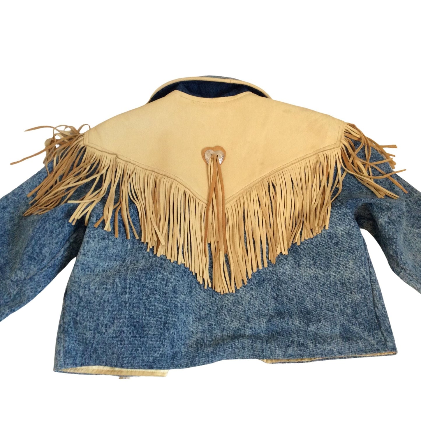 Vintage Fringed Jacket Petite / Blue / Western