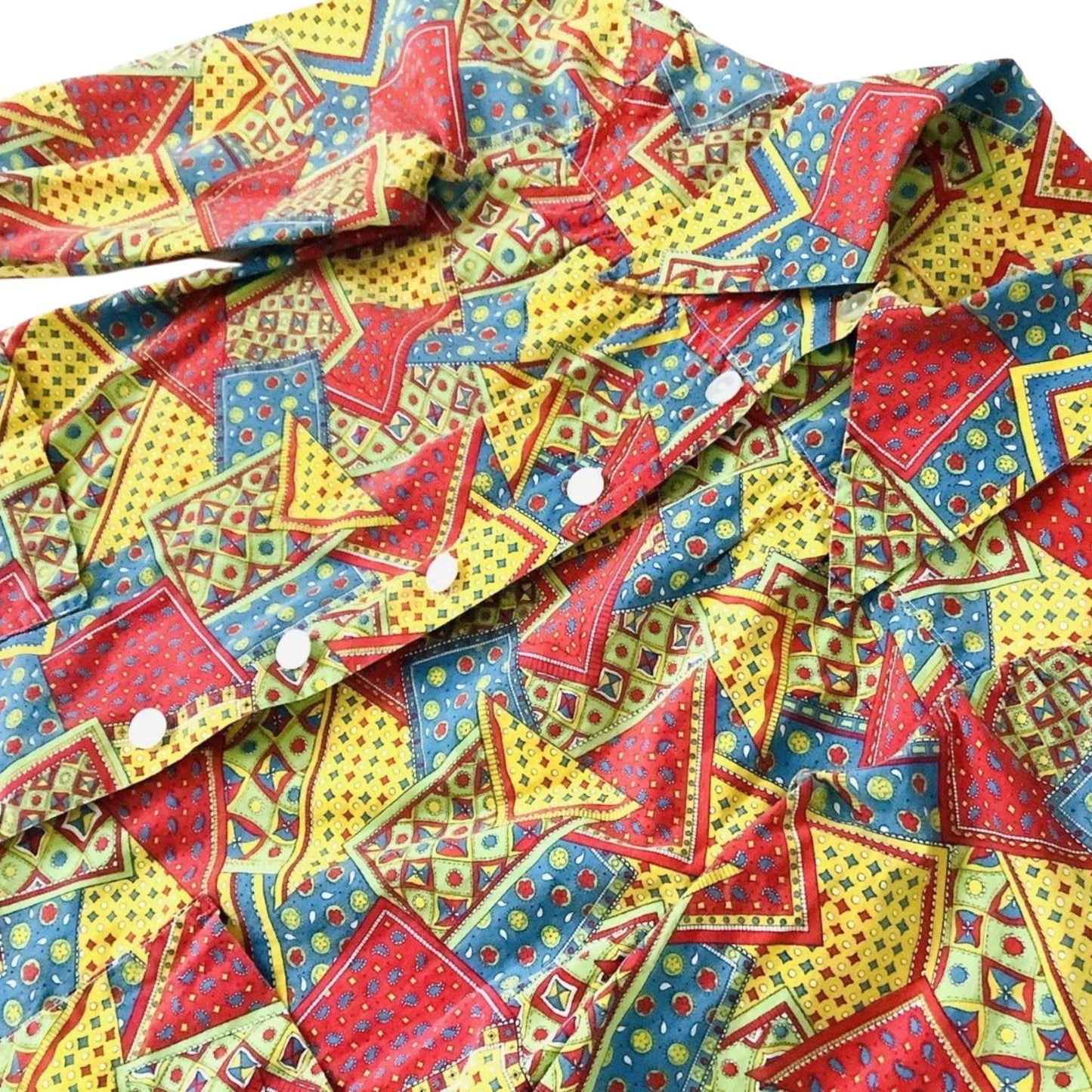 Vintage Funky Patchwork Top Small / Multi / Vintage 1930s
