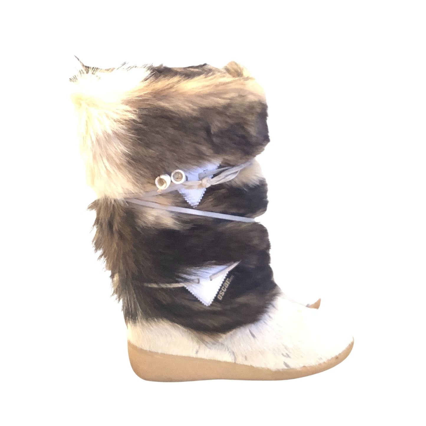 Vintage Fur Snow Boots Multi / Mixed / Vintage 1980s