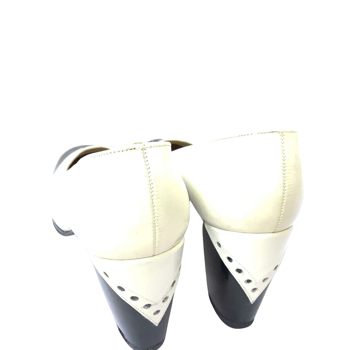 Vintage Golo Heels 7.5 / B&W / Vintage 1960s