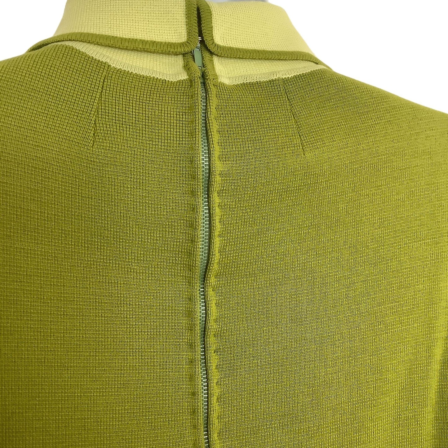 Vintage Green Knit Dress Small / Green / Vintage 1960s