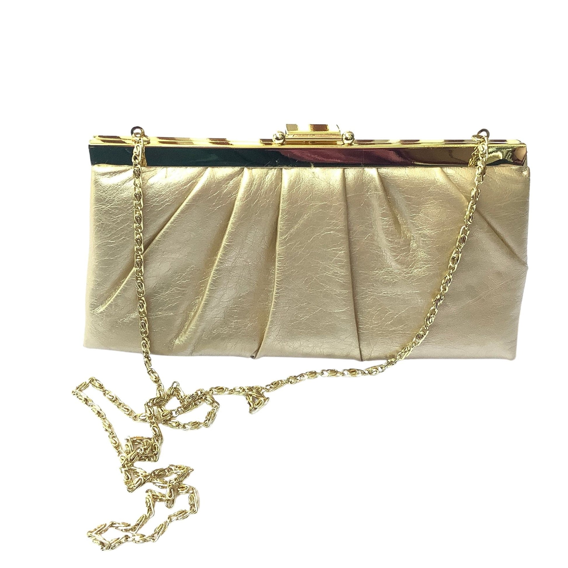 Vintage Gunne Sax Bag Gold / Man Made / Vintage 1990s