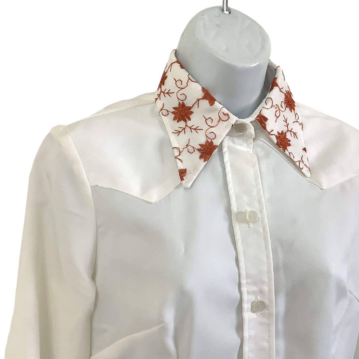 Vintage H Bar C Western Blouse Small / Multi / Vintage 1950s