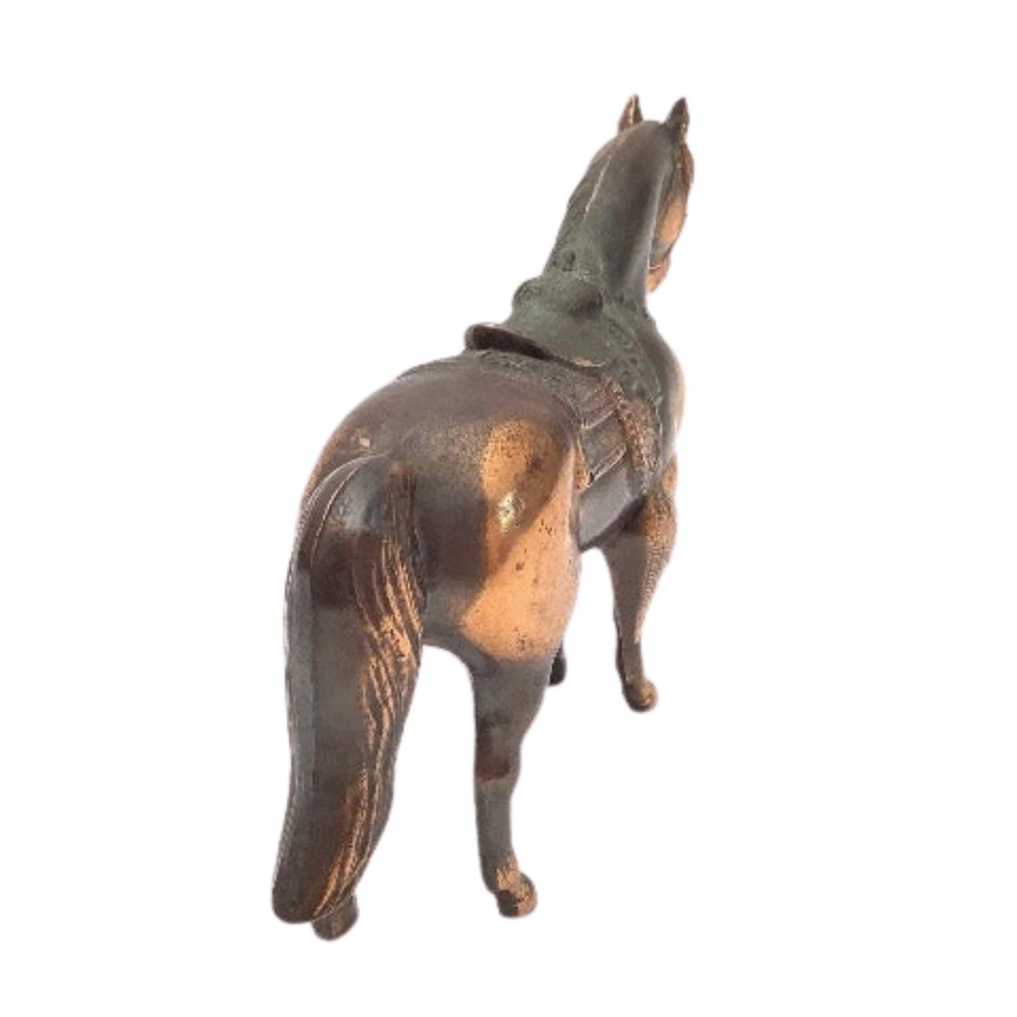 Vintage Horse Figurines Metal / Copper / Vintage 1940s