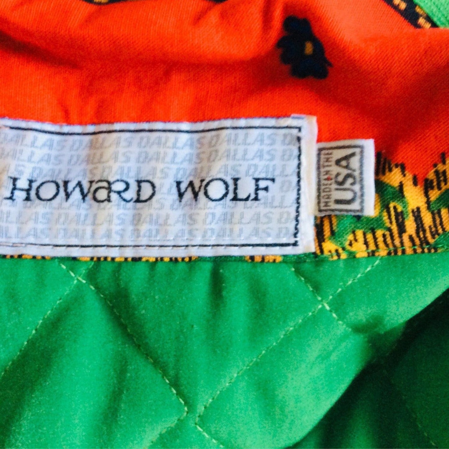 Vintage Howard Wolf Jacket Small / Multi / Vintage 1980s