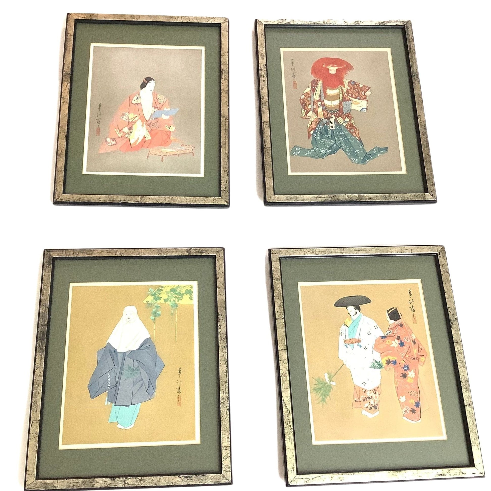 Vintage Kabuki Wall Art Multi / Mixed / Vintage 1930s