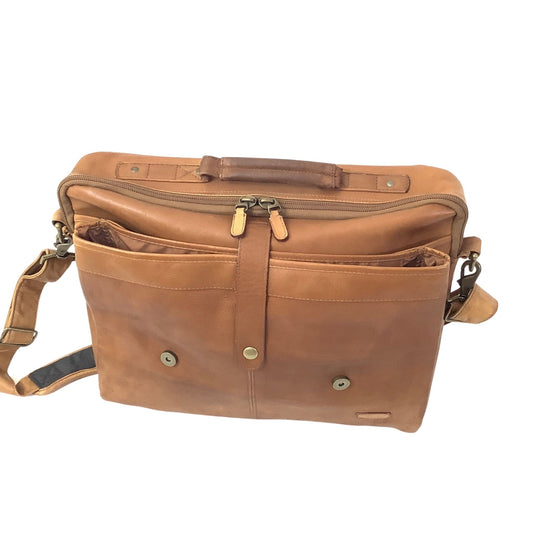 Vintage Leather Briefcase Tan / Leather / Classic