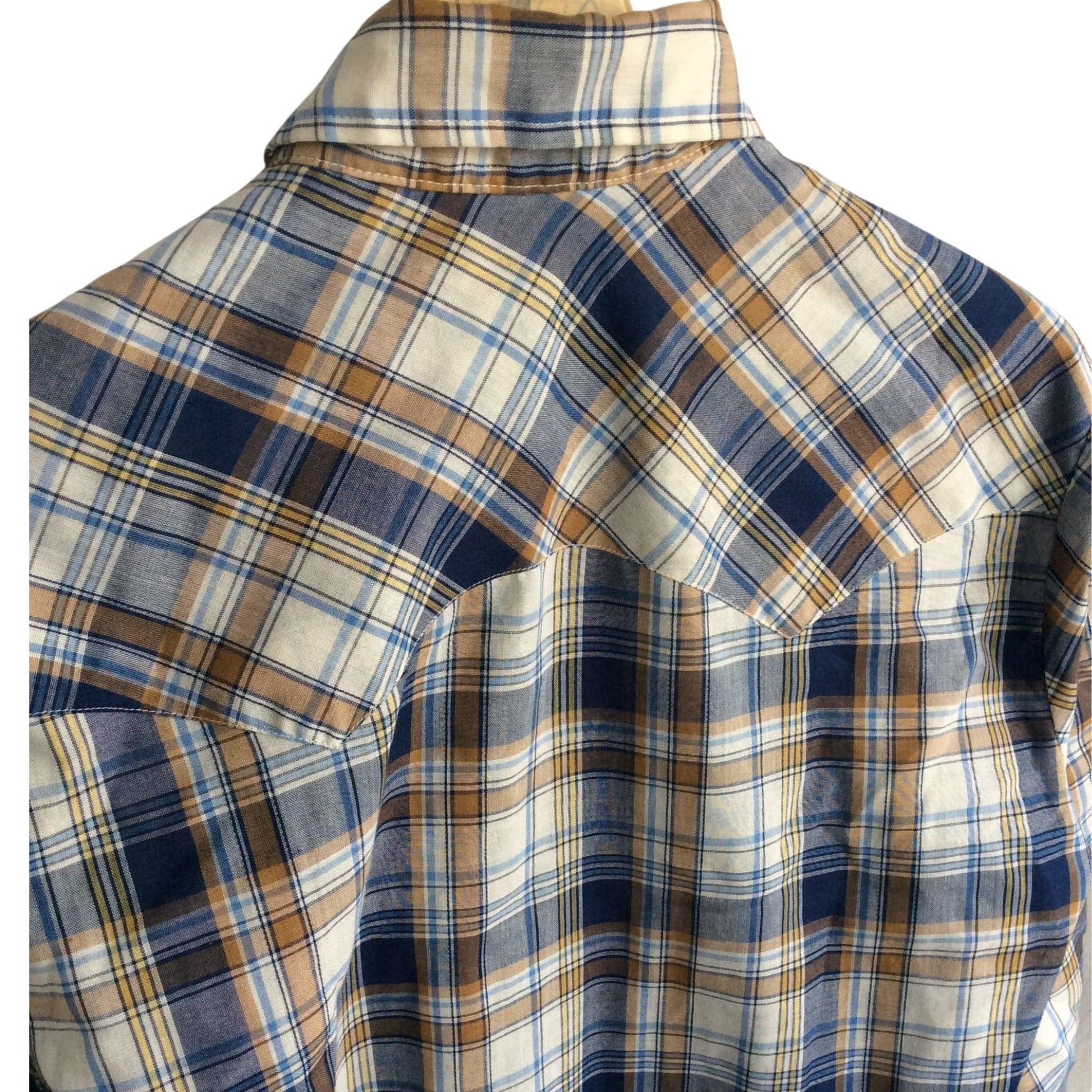 Vintage Levi's Plaid Shirt Small / Blue / Vintage 1990s