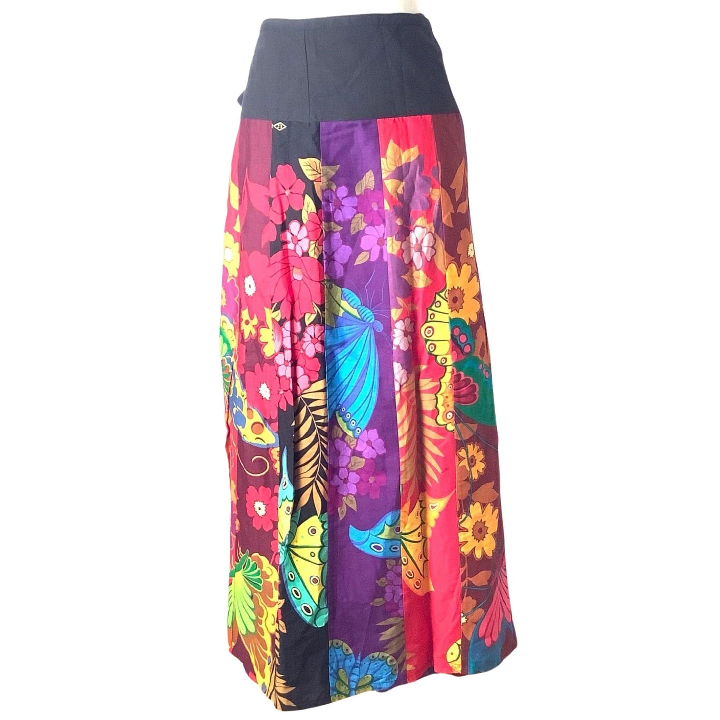 Vintage Maxi Wrap Skirt One Size / Multi / Y2K - Now