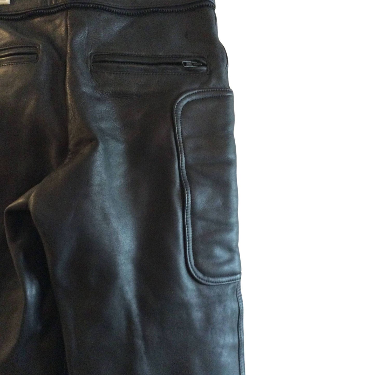 Vintage Motorcycle Pants Small / Black / Y2K - Now