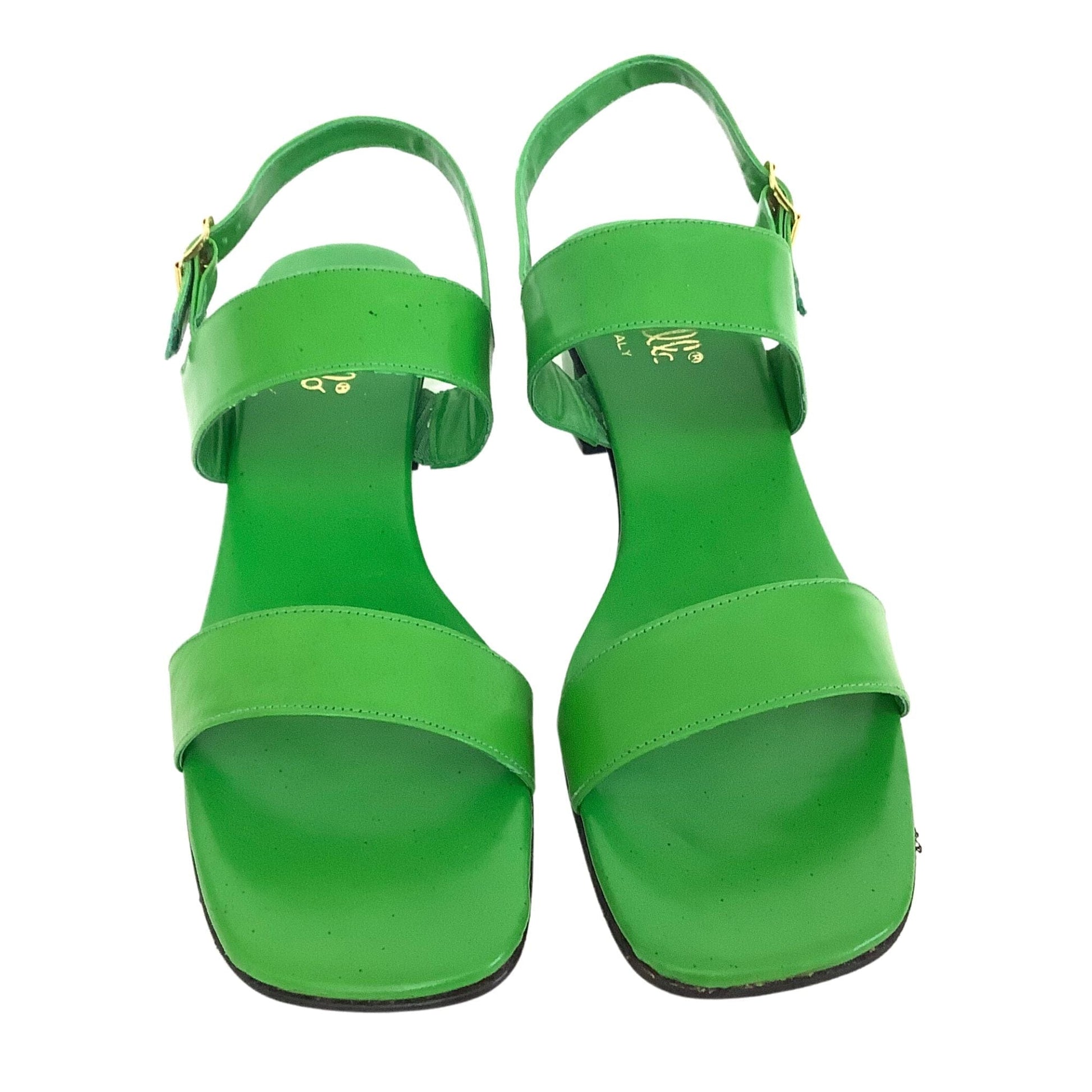 Vintage Papagallo Sandals 9 / Green / Classic