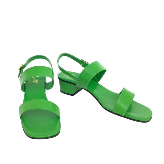 Vintage Papagallo Sandals 9 / Green / Classic