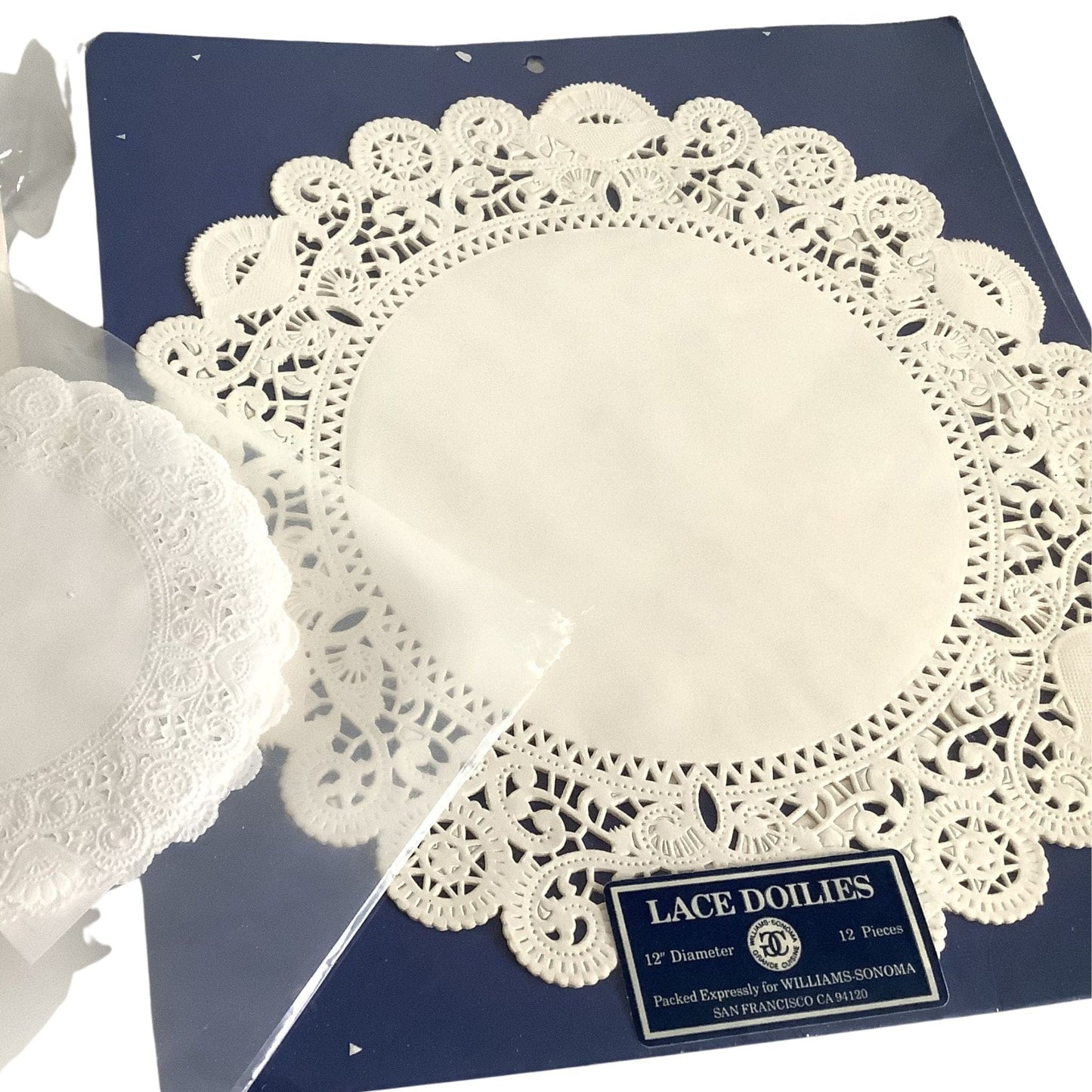 Vintage Paper Doilies White / Paper / Vintage 1990s