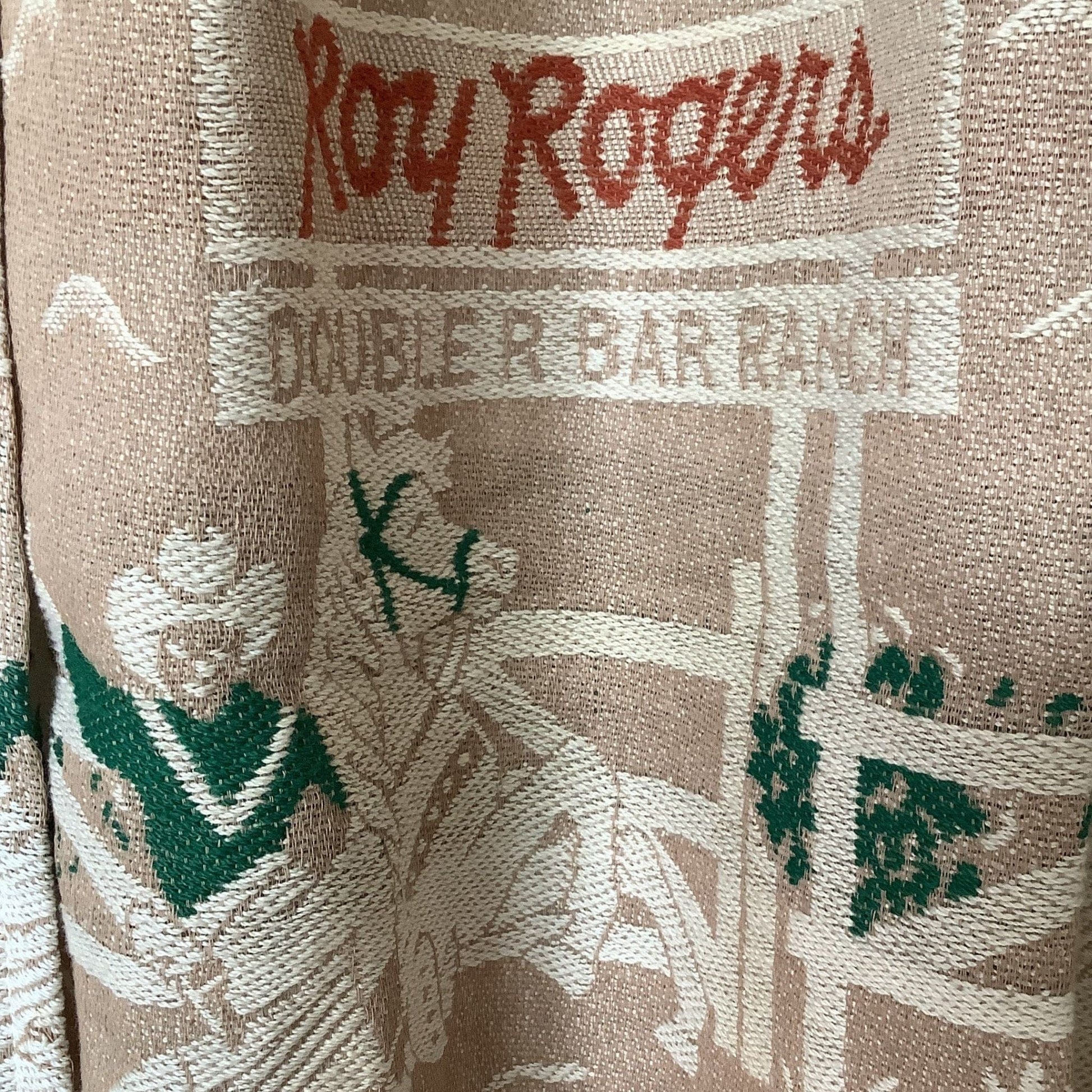 Vintage Roy Rogers Curtains Multi / Cotton / Vintage 1950s